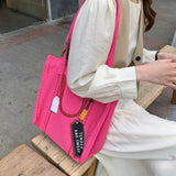 Japanese Harajuku Handbags High Capacity Shoulder Bag Canvas Bag