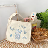 Classic Women Canvas Crossbody Bags for Ladies Casual Style Handbag