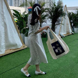 Retro Literary Canvas Bag Women Shoulder Bags