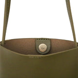 Classic Style Ladies Mobile Phone Pouch Solid PU Material Girl Messenger Bag
