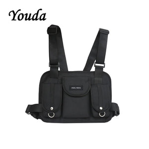 Camouflage Chest Bag Hip Hop Style Couple Crossbody Bags