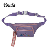 Unisex Street Style Chest Bag with Cartoon Embroidery
