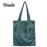 Vintage Style Velvet Shoulder Bag Ribbon Handbag