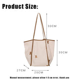 Bear Embroidery Canvas Shopping Bag Eco Handbag