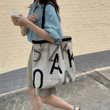 Women Canvas Shopping Bag Eco Storage Handbag Reusable Foldable Tote