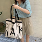 Women Canvas Shopping Bag Eco Storage Handbag Reusable Foldable Tote
