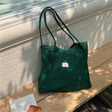 Woolen Cloth Female Shoulder Bag Eco-Friendly Handbag