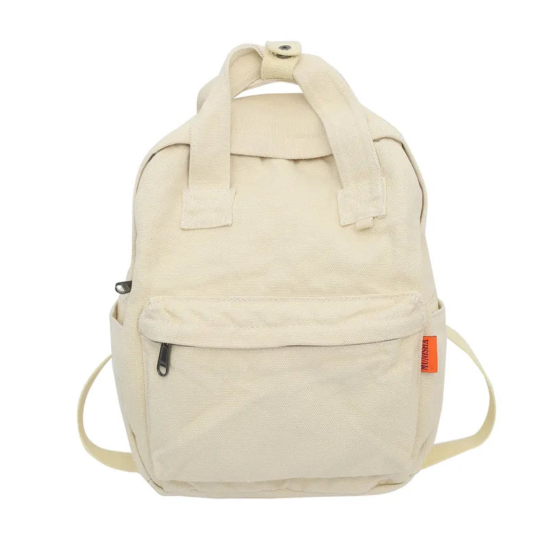 Girls Canvas Backpack Small Bag for Teenage Girls Casual