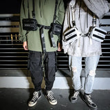 Girls Street Hip Hop Chest Bag Tactical Vest Waist Pack Rig Bags