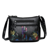 Large Capacity Ladies Shoulder Bag with Pendant Crossbody Bag