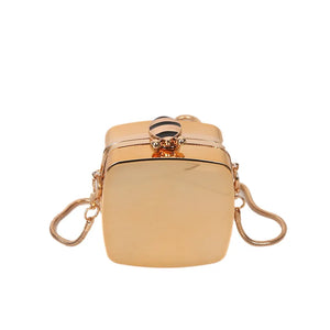 Youth Girls Bright Mini Crossbody Bag Acrylic Lady Triangle Shoulder Bag