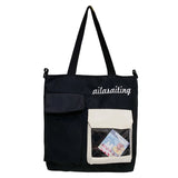 Youth Ladies Nylon Shoulder Bag Large Capacity Crossbody Travel Bags