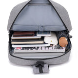 Youth Men USB Charging Backpack School Casual Sling Chest Bag Boys Travel Bag