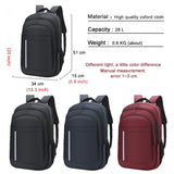 Youth Student Schoolbag Reflective Strip Waterproof Travel Backpack