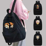 Japanese Cat Series School Backpack Unisex Travel Bag