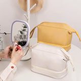 Yunduo Double-layer Cosmetic Bag Large-capacity Dust-proof Wash Bag