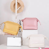 Yunduo Double-layer Cosmetic Bag Large-capacity Dust-proof Wash Bag