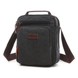 Z.L.D.Handmade Shoulder Bag Large Capacity Canvas Messenger Handbag