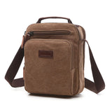 Z.L.D.Handmade Shoulder Bag Large Capacity Canvas Messenger Handbag