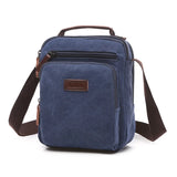 Z.L.D.Handmade Shoulder Bag Large Capacity Canvas Messenger Handbag