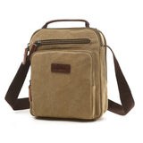Z.L.D.Handmade Shoulder Bag Large Capacity Canvas Messenger Handbag