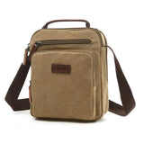 Z.L.D.Handmade Shoulder Bag Large Capacity Canvas Messenger Handbag