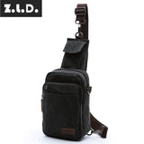 Z.L.D Large Capacity Canvas Messenger Bag