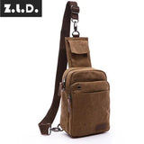 Z.L.D Large Capacity Canvas Messenger Bag