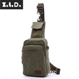 Z.L.D Large Capacity Canvas Messenger Bag