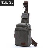 Z.L.D Large Capacity Canvas Messenger Bag