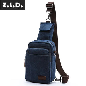 Z.L.D Large Capacity Canvas Messenger Bag