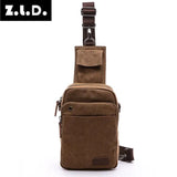 Z.L.D Large Capacity Canvas Messenger Bag