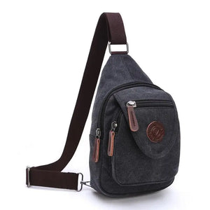 Casual Canvas Shoulder Bag Large Capacity Wear-Resistant Messenger Bag