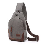 Z.L.D. Lady Shoulder Messenger Bag Washable Canvas Chest Crossbody Bolso Sac