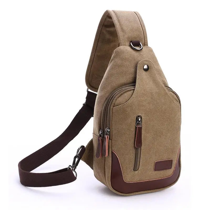 Z.L.D. Lady Shoulder Messenger Bag Washable Canvas Chest Crossbody Bolso Sac