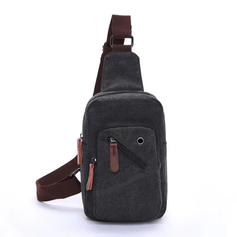 Z.L.D. Small Square Shoulder Bag Men's Messenger Chest Bag