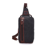 Z.L.D.Women's Canvas Shoulder Bag Casual Messenger Large Capacity Chest Bag