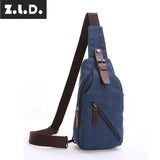 Z.L.D. Women's Canvas Shoulder Bag Casual Messenger Mini Square Bag