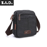 Z.L.D. Retro Canvas Shoulder Bag Messenger Bag