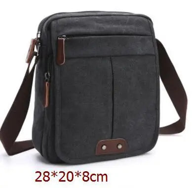 Z.L.D. Retro Canvas Shoulder Bag Messenger Bag
