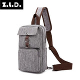 Z.L.D. Ladies Chest Bag Shoulder Bag Waterproof Canvas Messenger Bag