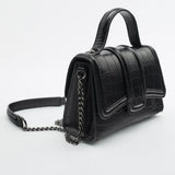 ZA Mini City Women's Bag Handbags Shopper Tote Bags Purse Stone Pattern