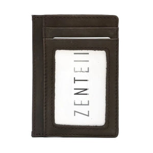 Women Faux Leather Long Wallet - Black