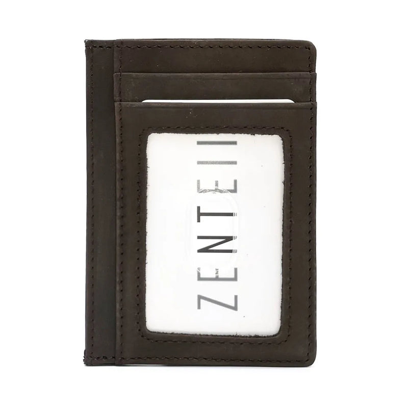 Women Faux Leather Long Wallet - Black