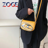 ZOGE Shoulder Bag Ladies Handbag Semi-Circle Leather Underarm Bag High Tote Bag