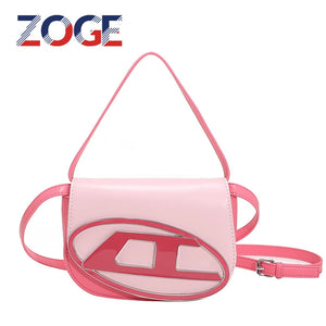 ZOGE Shoulder Bag Ladies Handbag Semi-Circle Leather Underarm Bag High Tote Bag