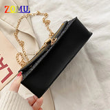 ZOMU Sequined Shoulder Bag Deer Head Crossbody Embroidered