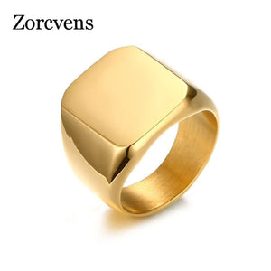 18mm Big Rings for Men Rock Punk Biker Club Party Jewelry Anillos