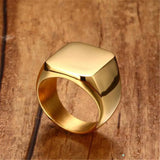 18mm Big Rings for Men Rock Punk Biker Club Party Jewelry Anillos