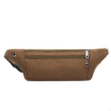 Unise Running Bag Vintage Waist Bag Sport Fanny Pack Mobile Phone Holder Bag
